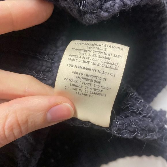 MOTH Anthropologie “Chatwin Bateau” 3/4 Sleeved Knit Sweater Size Medium - Picture 5 of 6